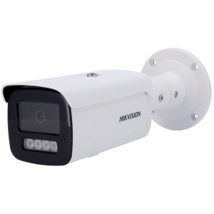 Hikvision - Bullet Camera IP Pro - Résolution 4 mégapixels (2688x1520) - objectif 2,8 mm | Poe | IR 60M | Microphone et Altifalante - ACUSENSE | Capturez le visage | Luary Light - Movement Detection 2.0