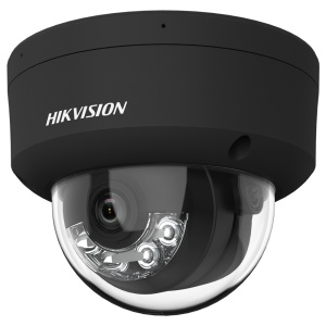 Hikvision Cámara Domo IP gama PRO - Resolución 6 Mpx (3200x1800) | Lente 2.8 mm - Audio | Alarmas | Detección de Movimiento 2.0 - AcuSense: clasificación de humanos y vehículos - Luz híbrida 30 m | Reconocimiento facial - Grado de protección IP67 &amp; IK