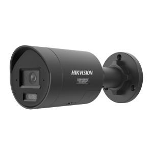 Hikvision câmara IP Bullet gama PRO ColorVu3.0 - 6 Mpx (3200x1800) | Lente 2.8 mm - Luz híbrida até 40 m | Luz policial - ColorVu3.0: imagem a cores HIKAI-ISP F1.0 1/1.8" - Microfone e altifalante integrados | Captura facial - IP67 | PoE+ IEEE802.3at