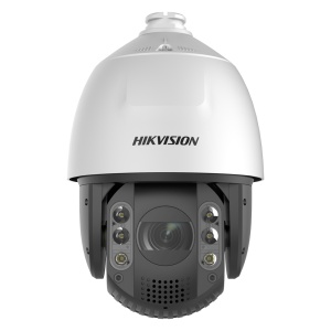 Hikvision câmara motorizada IP gama PRO - Resolução 8 MPx | Powered by DarkFighter - Lente 4.8~120 mm (25X) | Áudio | Alarmes - IR 200 m | Deteção de movimento 2.0 | Hi-PoE - AcuSense | Face Capture | Contagem de pessoas - MicroSD | IP67,IK10 | Microfone
