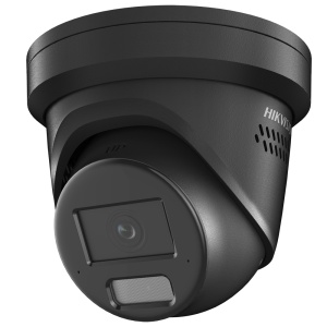 Hikvision Câmara Turret IP gama PRO - Resolução 4 Megapixel (2688x1520) - Lente 2.8mm - PoE+ | IV 30m | 2 microfones e altifalantes - AcuSense | Face capture | Luz branca dissuasiva - Detecção de movimento 2.0