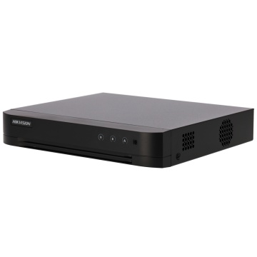 Hikvision DVR 5n1 - 4 CH HDTVI / HDCVI / AHD / CVBS - Até 5 canais IP - Resolução máxima de entrada 1080p Lite - Deteção de movimento 2.0 em todos os canais - Suporta 1 disco rígido até 4 TB | Áudio