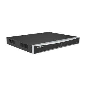 Hikvision - Gama PRO - Grabador NVR 32 CH IP | 16 Puertos POE af/at - Resolución grabación 32Mpx | Alarmas | AcuSense - Ancho de banda 192 Mbps | Admite 2 discos duros - AcuSeek, búsqueda basada en texto hasta en 32CH
