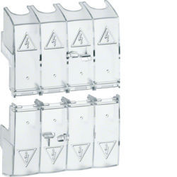 HZC218 - Jogo 2 cobre bornes 4P p/HIC modular HAGER EAN:3250613140762