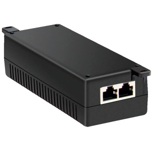 Injecteur PoE - entrée / sortie RJ45 10/100/1000 Mbps - Power 30 W - Distance maximale 100 m - PoE / PoE + IEEE802.3af / AT - Stabilisé et protégé