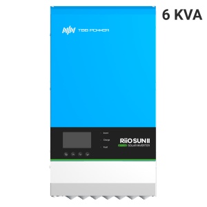 Inversor TBB All-in-One - Potencia 6000W - 2 Entradas MPPT - Inversor, carregador e regulador - Compatível com baterias - Módulo de comunicação Wi-Fi