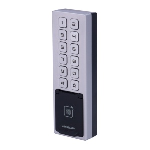 IP65 IK08 Access Control - Digital Printing, and PIN card - 3,000 users | 100,000 records - TCP/IP, WiFi, RS485 and Wiegand - Integrated Controller - IVMS -4200 | Hik-connect