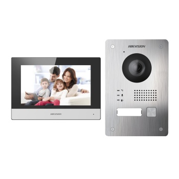 Kit de fête vidéo - Technologie 2 fils avec TCP / IP et WiFi - Table et moniteur | Autoriser un seul moniteur - Facile à configurer sans réseau - Application mobile avec P2P - Surface ou assemblage construit | IP65