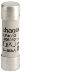 LF408g - Fuse 14x51 GG 8A 690V HAGER EAN: 3250614062506