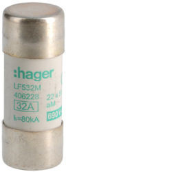 LF532m - Fuse 22x58 AM 32A 690V HAGER EAN: 3250614062285