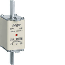 LNH1025M6A - NH1 AM FUS FUSE 25A 690V HAGER EAN: 3250614125928