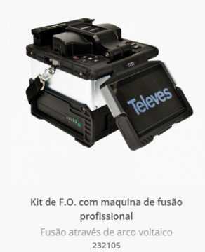 Máquina de fusión de Fibra Óptico (Incluir: Alicates de precisión + Máquina de Corte + Cargador de red + Electrodos de reemplazo + Pinzas + Haragán de Transporte)