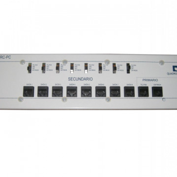 Marco Viseu MÓDULO RC-PC 8 SAÍDAS PARA ATI/CATI MODULAR VISBOX (2 ESPAÇOS) VB.611