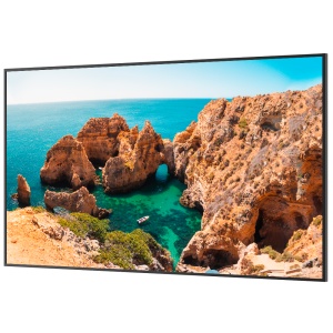 Monitor digital signage 75" 4K - Sinalética digital local USB - Sinalética digital cloud M-Sign (opcional) - Funcionamento 24/7 - Suporte de parede incluído - Android 14