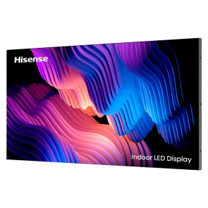 Monitor HISENSE 54" LED - Pixel pitch 1.25 mm - Tipo de LED COB - Brilho 600 nit - Sinalização digital na nuvem (opcional) - Interior