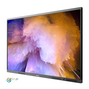 Monitor interativo 65" - Resolução 4K - Android 13 e Google EDLA - Processador Octa-Core - 4 GB RAM e 64 GB ROM