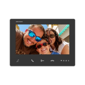 Monitor para videoporteiro - Visor TFT de 7" - Áudio bidirecional e BIM | LEDs de estado - 2 fios HD, WiFi - Ranhura para cartão microSD até 128 GB - Montagem na superfície