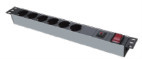 ODASPMSP - 6 points de vente 19 "16a avec protection et câble 1U Omnium Electric