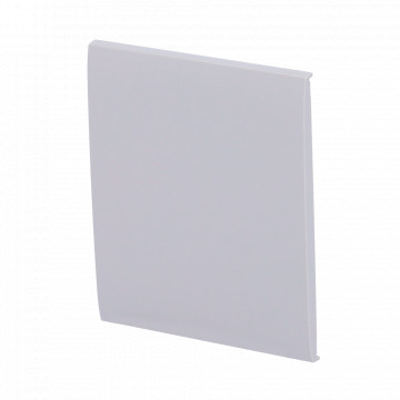Painel táctil para interruptor de luz simples - Compatível com AJ-LIGHTCORE-1G / -2W - Retroiluminação LED - Painel central de toque sem contacto - Cor de nevoeiro - Ajax - LightSwitch CenterButton