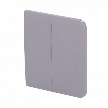 Panel táctil a cambiar de luz par - Compatible con AJ-LIGHTCORE-2G - Retroiliminación LED - Panel de tocar lado sin contacto - Color gris - Ajax - Enchufe Lateral