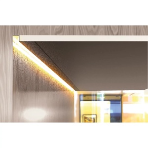 Perfil Alum. Base Luz Indirecta 43,5x13,4x2000mm Lac.Branco ALEGRETE