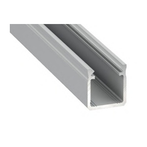 Perfil alum. Linha Basic Saliente 17x18x2000mm