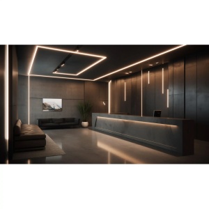 Perfil Alum. Salien. 9,2x10x2000mm Lac. Preto VALONGO
