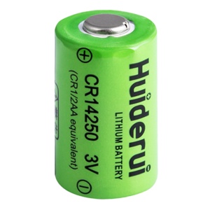 Pilha CR14250 1/2AA - Huiderui - Lítio Li-MnO2 não recarregável - Tensão 3.0V - Capacidade nominal 820mAh - Compatível com produtos do catálogo