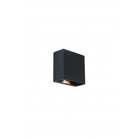 Poutres Gemini Black aplick 10w 400lm 3000k ip54