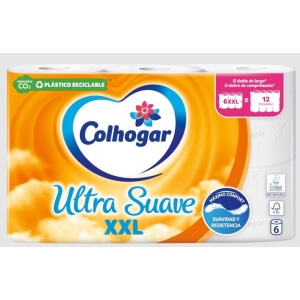 RN-4484 - PAPEL HIGIENICO COLHOGAR ULTRA SUAVE XXL BRANCO
