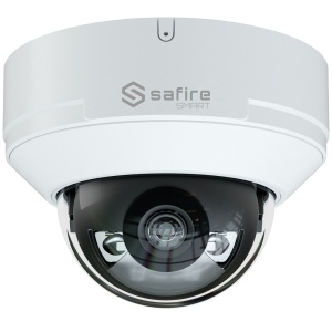 Safire Smart câmara Domo IP gama I1 com AI-ISP - Sensor 1/1.8" grande abertura F1.0 Night Color X - Resolução 4 Megapixel (2688x1520) | MicroSD 1TB - Lente 2.8 mm | Microfone incorporado | LED 30m - IA:Classificação de pessoas e veículos| Metadados - Impe