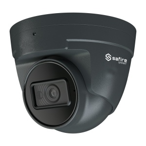 Safire Smart - Câmara IP Turret E1 Inteligência Artificial - Resolução 4 Megapixel (2566x1440) - Lente Motorizada 2.8~12mm | Microfone | IR 50m - IA: Classificação de humano e veículo - Impermeabilidade IP67 | PoE (IEEE802.3af)