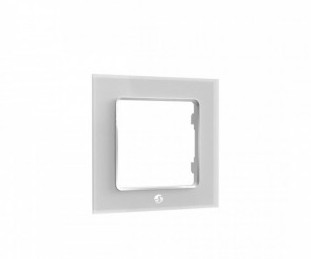 SHELLYWALLFRAME1WHITE - ESPELHO PARA INTERRUPTORES SHELLY - BRANCO