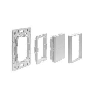 SHELLYWALLSWITCH4MARFIM - INTERRUPTOR PAREDE 4 BOTÕES P/ MÓDULOS SHELLY - PR