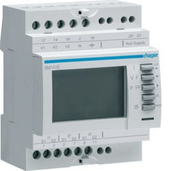 SM101E - Analyseur de réseau modulaire Hager Ean: 3250615631015