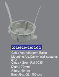Soflight - 220.070.040.000.gg - Low Box für OCAS -Wände
