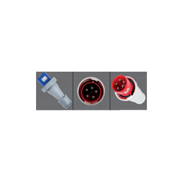 SOFLIGHT - FTI-0330-6 - Registro Masculino IP 67 63A 2P+T 230V