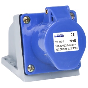 SOFLIGHT - FTI -113-6 - IP 44 2P+T 16A 400V
