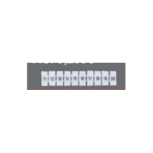 SOFLIGHT-SL-BD-MA2,5-0010-Booklet plate 00-10 for 2.5mm2 terminals