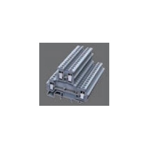 Soflight - SL -BD2025G - Borne Din double caste 2,5 mm Gray