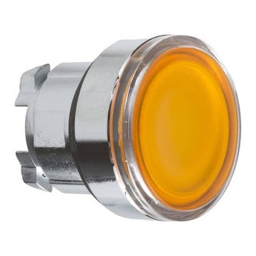 SOFLIGHT - SL -CPB01 -AA51 - Plastic Pressure Button M22 - 28.7mm Yellow 1NO