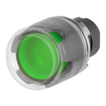Soflight - Sl -CPB02 -BP31 - Bouton de pression Met. C / prot.borracha 29 mm vert 1no