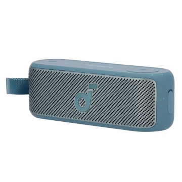 SoundCore Portatel Très par Anker - 2 Diaphragmes stéréo - Sound 20W - 12 heures de lecture - Fréquence sonore 50Hz ～ 40 kHz - IPX7 imperméable | Couleur bleue