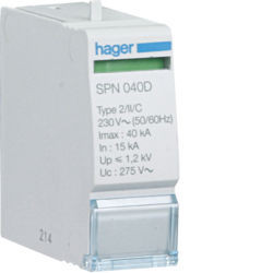 SPN040D - Carro. recargar 40kA p/SPN240/440D HAGER Ean:3250615660190