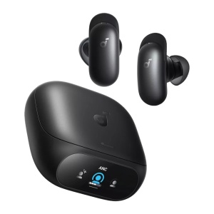 Spundcore Liberty 5 Pro Negro - Traducción en tiempo real en 100 idiomas - Llamadas nítidas con IA (récord Guinness) - 8 micrófonos + 2 sensores de conducción ósea - Bluetooth 6.1 con conexión a 3 dispositivos - Resistencia al agua y sudor IP55