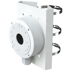 Suporte de teto Safire Smart - Altura 215 mm - Diâmetro da base da câmara 139.3 mm - Apto para uso no exterior - Cor branco - Fabricado com liga de alumínio