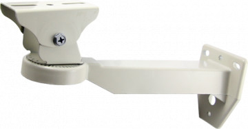 Suporte frontal para carcaça - Compatível com HS250W - 100 (Al) x 85 (Lg) x 275 (Pf) - Carga máxima 10 Kg - Alumínio / Cor bege - Giro horizontal 360º / vertical 85º