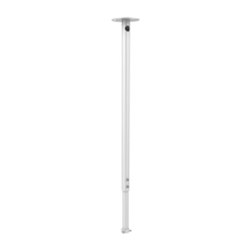 Support de plafond extensible - pour les chambres à dôme - apt pour une utilisation à l'étranger - Couleur blanche - compatible Hikvision - Câble passeur