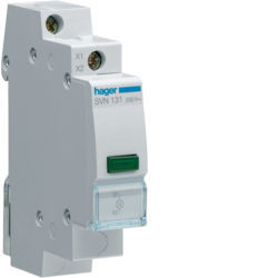 SVN131 - Bandera LED verde 12/48V AC/DC HAGER Ean:3250615721730