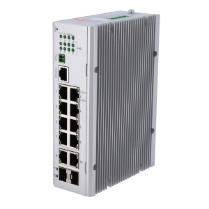 Switch L2+ gestionable con 10x RJ45 y 2x SFP - 8 puertos PoE Gigabit con salida de hasta 30W - 2 puertos RJ45 Gigabit adicionales para Uplink - Elevador booster integrado para PoE desde 12V - Enrutamiento dinámico avanzado RIP y OSPF - Topología en anillo